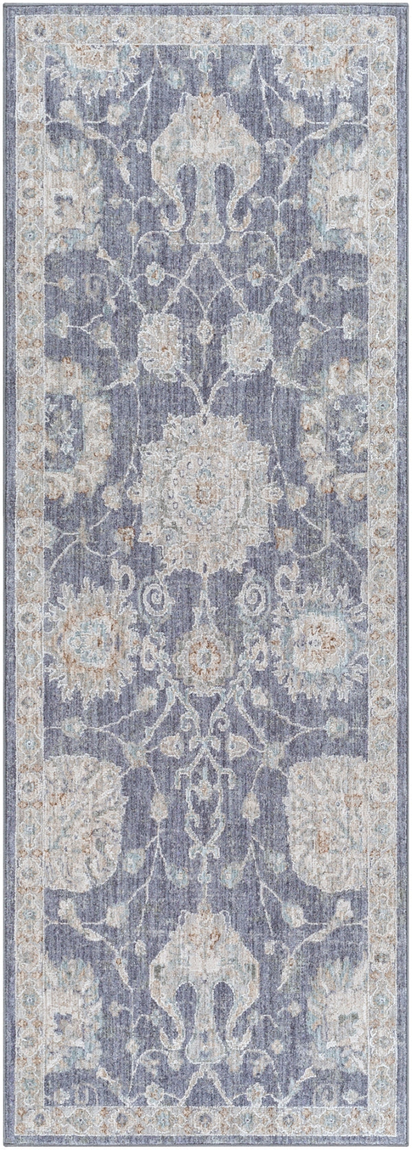 Avant Garde AVT-2306 Traditional Polyester, Polypropylene Rug AVT2306-2773 Medium Gray, Charcoal, Light Gray, Beige, Tan, Denim, Camel 90% Polyester, 10% Polypropylene 2'7" x 7'3"