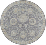 Avant Garde AVT-2306 Traditional Polyester, Polypropylene Rug AVT2306-53RD Medium Gray, Charcoal, Light Gray, Beige, Tan, Denim, Camel 90% Polyester, 10% Polypropylene 5'3" Round