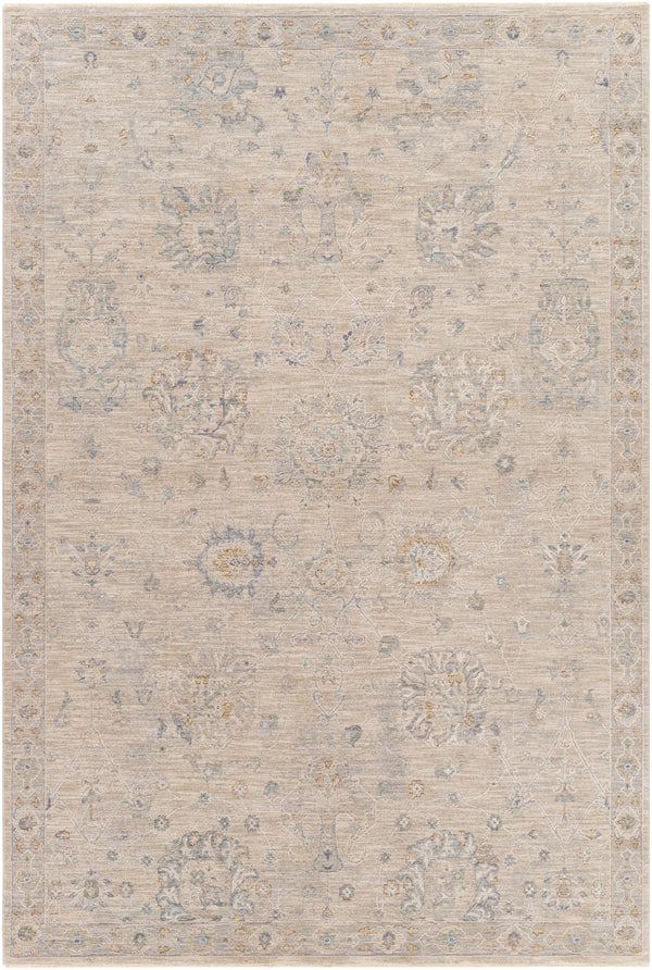 Avant Garde AVT-2307 Traditional Polyester, Polypropylene Rug AVT2307-9122 Light Gray, Medium Gray, Charcoal, Beige, Tan, Denim, Camel 90% Polyester, 10% Polypropylene 9' x 12'2"
