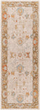 Avant Garde AVT-2309 Traditional Polyester, Polypropylene Rug AVT2309-2773 Olive, Denim, Burnt Orange, Medium Gray, Light Gray, Beige 90% Polyester, 10% Polypropylene 2'7" x 7'3"