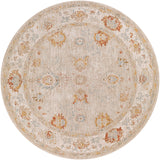 Avant Garde AVT-2310 Traditional Polyester, Polypropylene Rug AVT2310-710RD Sage, Olive, Burnt Orange, Mustard, Denim, Medium Gray, Light Gray, Beige 90% Polyester, 10% Polypropylene 7'10" Round