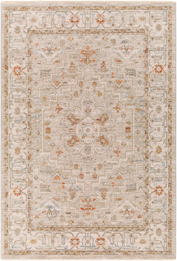 Avant Garde AVT-2314 Traditional Polyester, Polypropylene Rug AVT2314-9122 Sage, Olive, Burnt Orange, Denim, Mustard, Medium Gray, Light Gray, Beige 90% Polyester, 10% Polypropylene 9' x 12'2"