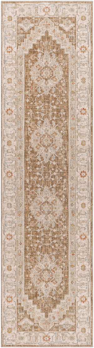 Avant Garde AVT-2315 Traditional Polyester, Polypropylene Rug AVT2315-2710 Olive, Sage, Burnt Orange, Denim, Mustard, Medium Gray, Light Gray, Beige 90% Polyester, 10% Polypropylene 2'7" x 10'