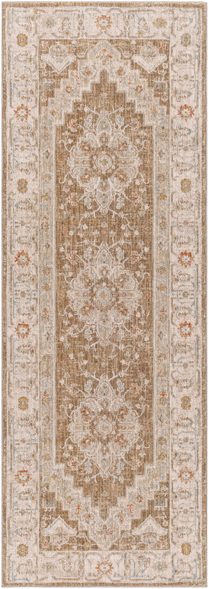 Avant Garde AVT-2315 Traditional Polyester, Polypropylene Rug AVT2315-2773 Olive, Sage, Burnt Orange, Denim, Mustard, Medium Gray, Light Gray, Beige 90% Polyester, 10% Polypropylene 2'7" x 7'3"