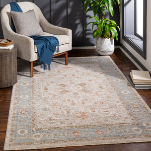 Avant Garde AVT-2316 Traditional Polyester, Polypropylene Rug AVT2316-9122 Sage, Olive, Burnt Orange, Denim, Mustard, Medium Gray, Light Gray, Beige 90% Polyester, 10% Polypropylene 9' x 12'2"