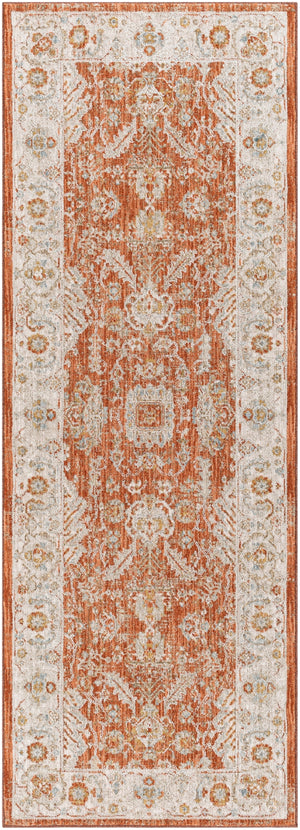 Avant Garde AVT-2317 Traditional Polyester, Polypropylene Rug AVT2317-2773 Burnt Orange, Mustard, Olive, Denim, Sage, Medium Gray, Light Gray, Beige 90% Polyester, 10% Polypropylene 2'7" x 7'3"