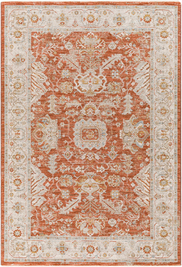 Avant Garde AVT-2317 Traditional Polyester, Polypropylene Rug AVT2317-9122 Burnt Orange, Mustard, Olive, Denim, Sage, Medium Gray, Light Gray, Beige 90% Polyester, 10% Polypropylene 9' x 12'2"