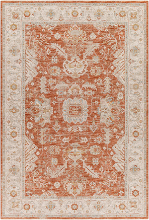 Avant Garde AVT-2317 Traditional Polyester, Polypropylene Rug AVT2317-6796 Burnt Orange, Mustard, Olive, Denim, Sage, Medium Gray, Light Gray, Beige 90% Polyester, 10% Polypropylene 6'7" x 9'6"