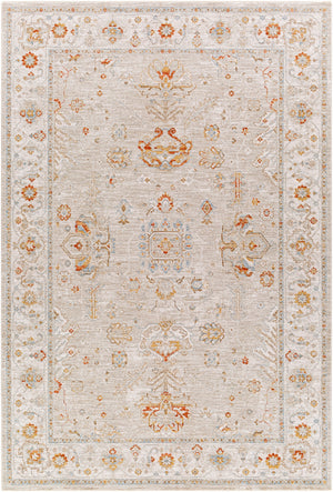 Avant Garde AVT-2319 Traditional Polyester, Polypropylene Rug AVT2319-6796 Sage, Olive, Burnt Orange, Mustard, Denim, Medium Gray, Light Gray, Beige 90% Polyester, 10% Polypropylene 6'7" x 9'6"