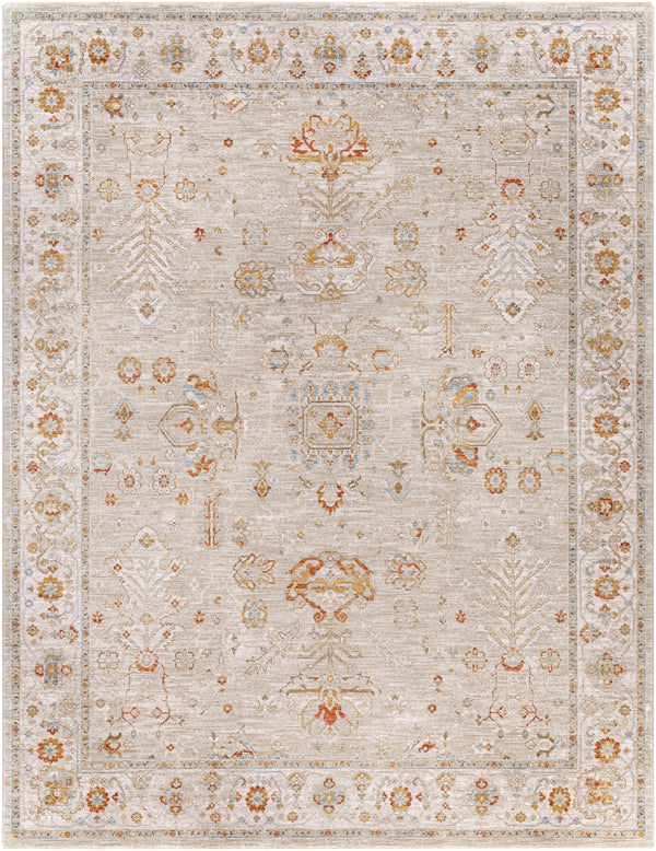 Avant Garde AVT-2319 Traditional Polyester, Polypropylene Rug AVT2319-710103 Sage, Olive, Burnt Orange, Mustard, Denim, Medium Gray, Light Gray, Beige 90% Polyester, 10% Polypropylene 7'10" x 10'3"