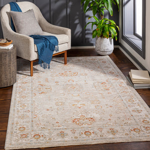 Avant Garde AVT-2319 Traditional Polyester, Polypropylene Rug AVT2319-9122 Sage, Olive, Burnt Orange, Mustard, Denim, Medium Gray, Light Gray, Beige 90% Polyester, 10% Polypropylene 9' x 12'2"