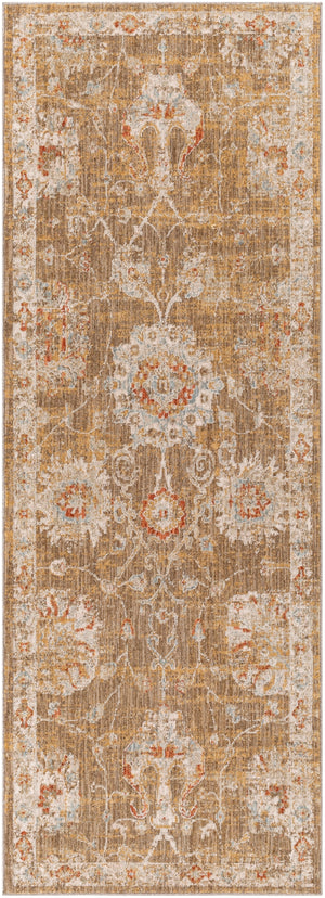 Avant Garde AVT-2320 Traditional Polyester, Polypropylene Rug AVT2320-2773 Burnt Orange, Denim, Olive, Mustard, Medium Gray, Light Gray, Beige 90% Polyester, 10% Polypropylene 2'7" x 7'3"