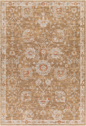 Avant Garde AVT-2320 Traditional Polyester, Polypropylene Rug AVT2320-6796 Burnt Orange, Denim, Olive, Mustard, Medium Gray, Light Gray, Beige 90% Polyester, 10% Polypropylene 6'7" x 9'6"