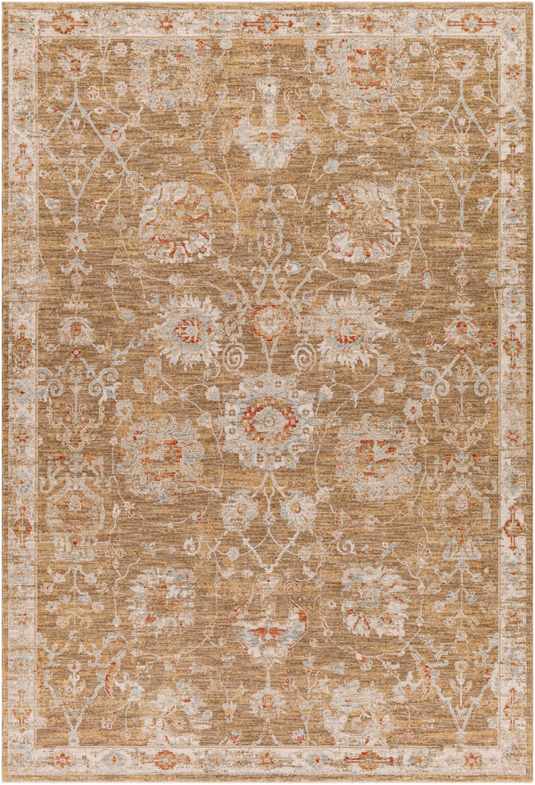 Avant Garde AVT-2320 Traditional Polyester, Polypropylene Rug AVT2320-6796 Burnt Orange, Denim, Olive, Mustard, Medium Gray, Light Gray, Beige 90% Polyester, 10% Polypropylene 6'7" x 9'6"