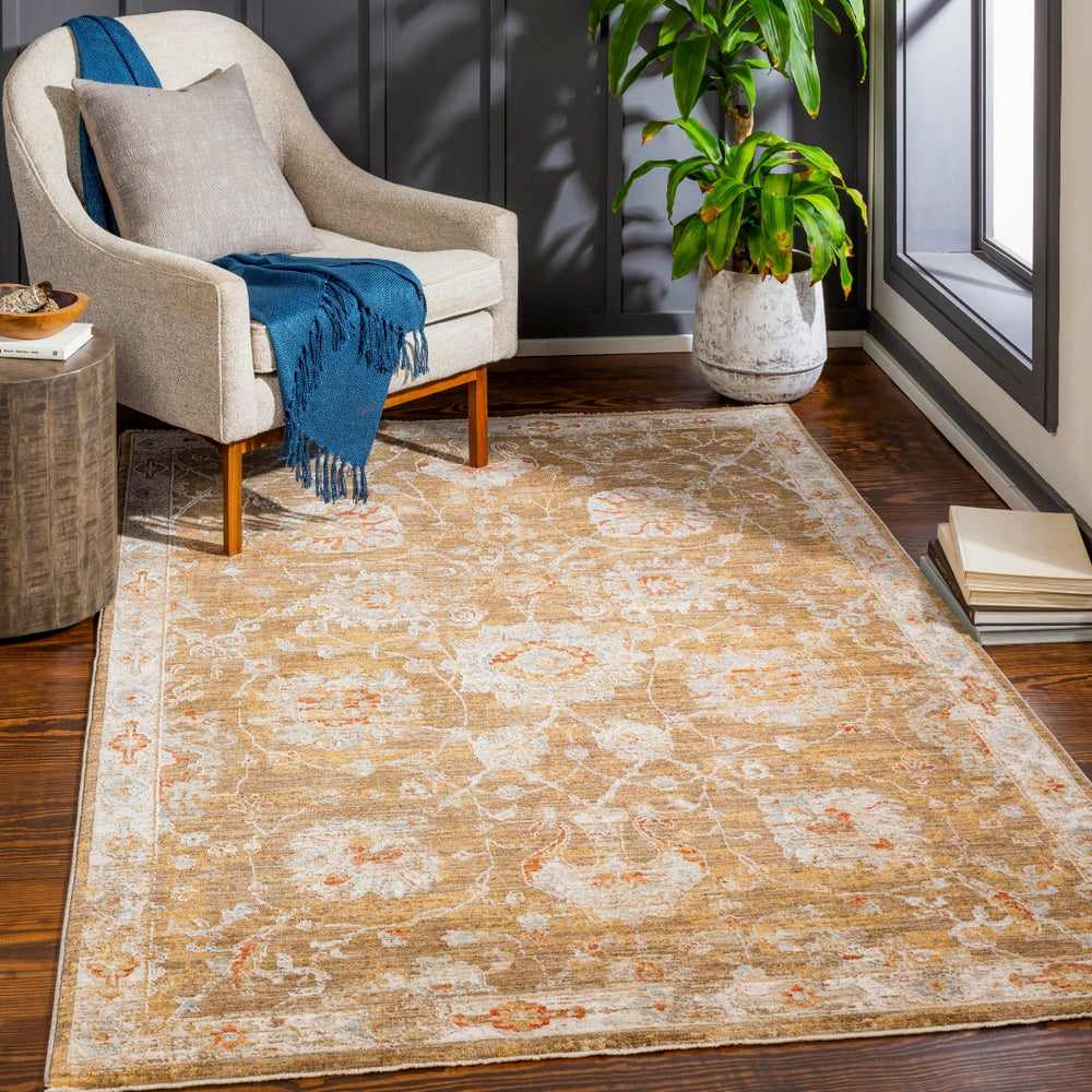 Avant Garde AVT-2320 Traditional Polyester, Polypropylene Rug AVT2320-9122 Burnt Orange, Denim, Olive, Mustard, Medium Gray, Light Gray, Beige 90% Polyester, 10% Polypropylene 9' x 12'2"