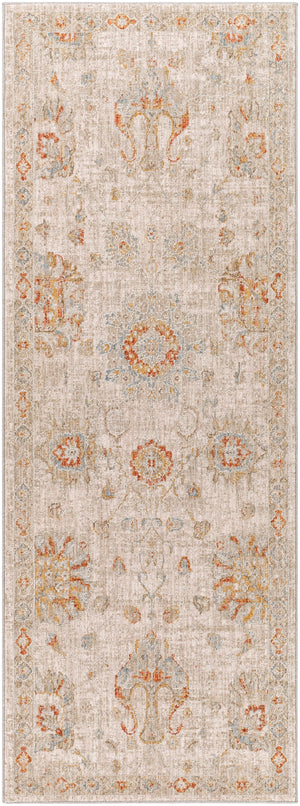 Avant Garde AVT-2323 Traditional Polyester, Polypropylene Rug AVT2323-2773 Burnt Orange, Mustard, Olive, Sage, Denim, Medium Gray, Light Gray, Beige 90% Polyester, 10% Polypropylene 2'7" x 7'3"