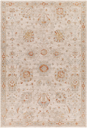 Avant Garde AVT-2323 Traditional Polyester, Polypropylene Rug AVT2323-6796 Burnt Orange, Mustard, Olive, Sage, Denim, Medium Gray, Light Gray, Beige 90% Polyester, 10% Polypropylene 6'7" x 9'6"