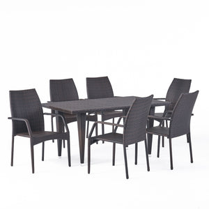Noble House Canoga 7-piece Outdoor Dining Set