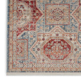 Nourison Enchanting Home ENH02 Farmhouse & Country Machine Made Power-loomed Indoor only Area Rug Blue/Multicolor 7'10" x 10'2" 99446770233