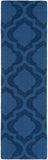 Central Park AWHP-4008 Modern Wool Rug AWHP4008-238 Dark Blue 100% Wool 2'3" x 8'