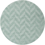 Central Park AWHP-4027 Modern Wool Rug AWHP4027-99RD Ice Blue, Sage 100% Wool 9'9" Round