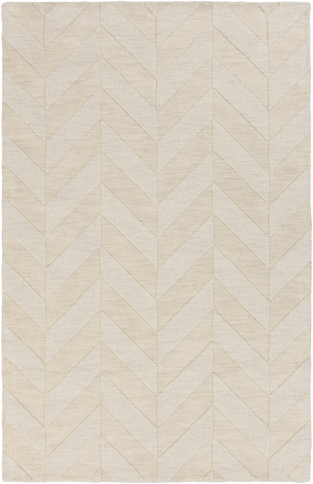 Central Park AWHP-4028 Modern Wool Rug AWHP4028-912 Khaki 100% Wool 9' x 12'