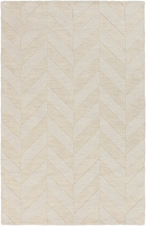 Central Park AWHP-4028 Modern Wool Rug AWHP4028-912 Khaki 100% Wool 9' x 12'