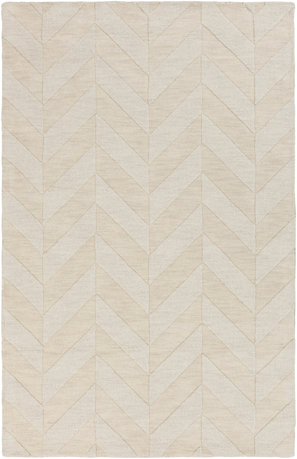 Central Park AWHP-4028 Modern Wool Rug AWHP4028-912 Khaki 100% Wool 9' x 12'