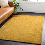 Middleton AWHR-2059 Traditional Wool Rug AWHR2059-913 Mustard, Tan, Camel 100% Wool 9' x 13'