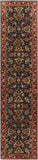 Middleton AWHY-2061 Traditional Wool Rug AWHY2061-2314 Bright Red, Charcoal, Mustard, Dark Brown, Olive, Tan, Ivory, Aqua 100% Wool 2'3" x 14'