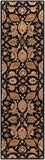 Middleton AWMD-2078 Traditional Wool Rug AWMD2078-238 Black, Camel, Khaki, Medium Gray, Olive, Burgundy 100% Wool 2'3" x 8'