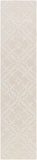 Metro AWMP-4017 Modern Wool Rug AWMP4017-2314 Beige 100% Wool 2'3" x 14'