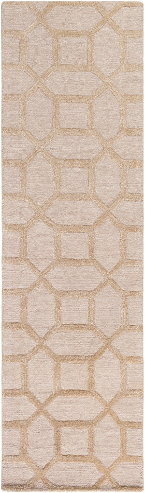 Arise AWRS-2130 Modern Wool, Viscose Rug AWRS2130-238 Khaki 70% Wool, 30% Viscose 2'3" x 8'