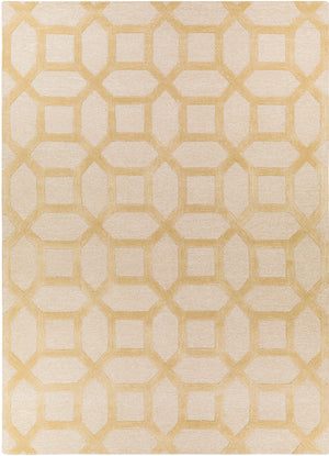 Arise AWRS-2130 Modern Wool, Viscose Rug AWRS2130-811 Khaki 70% Wool, 30% Viscose 8' x 11'