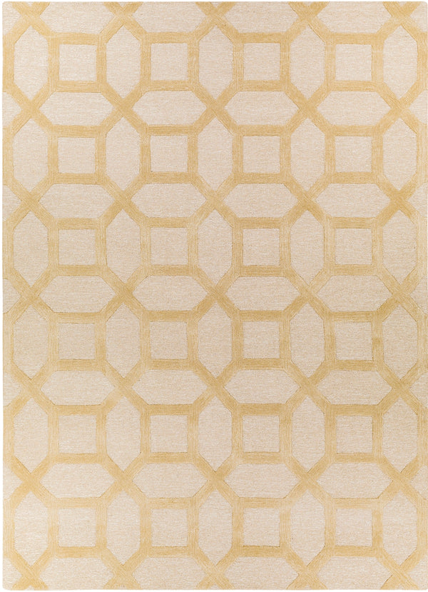 Arise AWRS-2130 Modern Wool, Viscose Rug AWRS2130-811 Khaki 70% Wool, 30% Viscose 8' x 11'