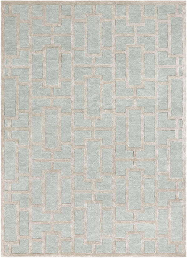 Arise AWRS-2139 Modern Wool, Viscose Rug AWRS2139-811 Sage 70% Wool, 30% Viscose 8' x 11'