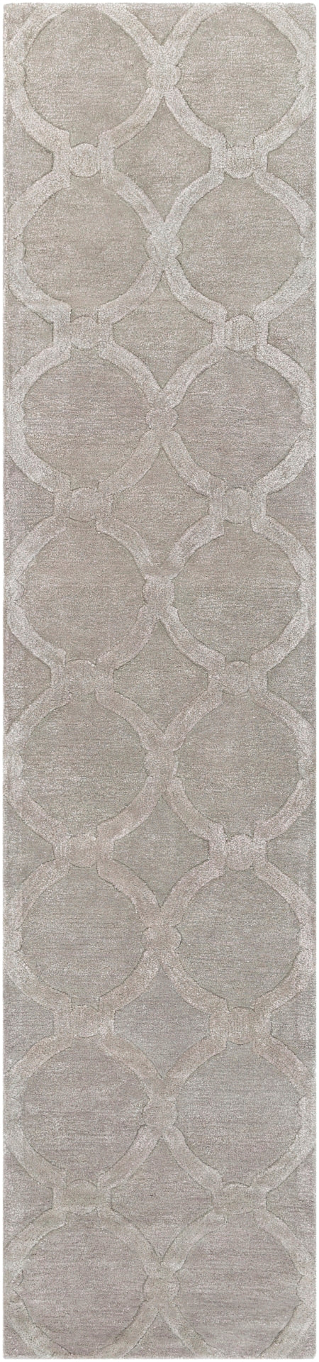 Urban AWUB-2144 Modern Wool, Viscose Rug AWUB2144-2314 Taupe 70% Wool, 30% Viscose 2'3" x 14'