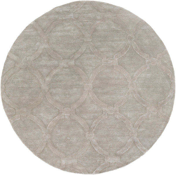 Urban AWUB-2144 Modern Wool, Viscose Rug AWUB2144-8RD Taupe 70% Wool, 30% Viscose 8' Round