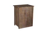 Porter Designs Dahlia Solid Wood Vintage Nightstand Brown 04-196-04-BCC02