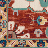 Nourison Parisa PSA01 French Country Machine Made Loom-woven Indoor Area Rug Brick/Ivory 2'3" x 10' 99446857842