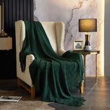 Newport Green Throw Blanket