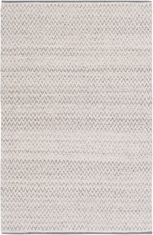 Azalea AZA-2302 Global Recycled PET Yarn Rug AZA2302-81012 Medium Gray, White, Ink 100% Recycled PET Yarn 8'10" x 12'