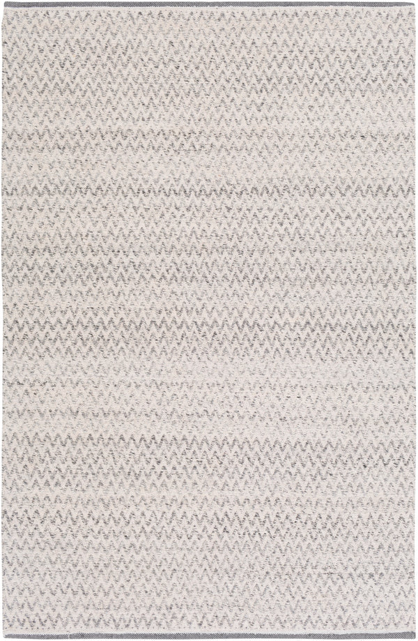 Azalea AZA-2302 Global Recycled PET Yarn Rug AZA2302-81012 Medium Gray, White, Ink 100% Recycled PET Yarn 8'10" x 12'