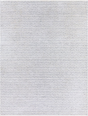 Azalea AZA-2302 Global Recycled PET Yarn Rug AZA2302-810 Medium Gray, White, Ink 100% Recycled PET Yarn 8' x 10'