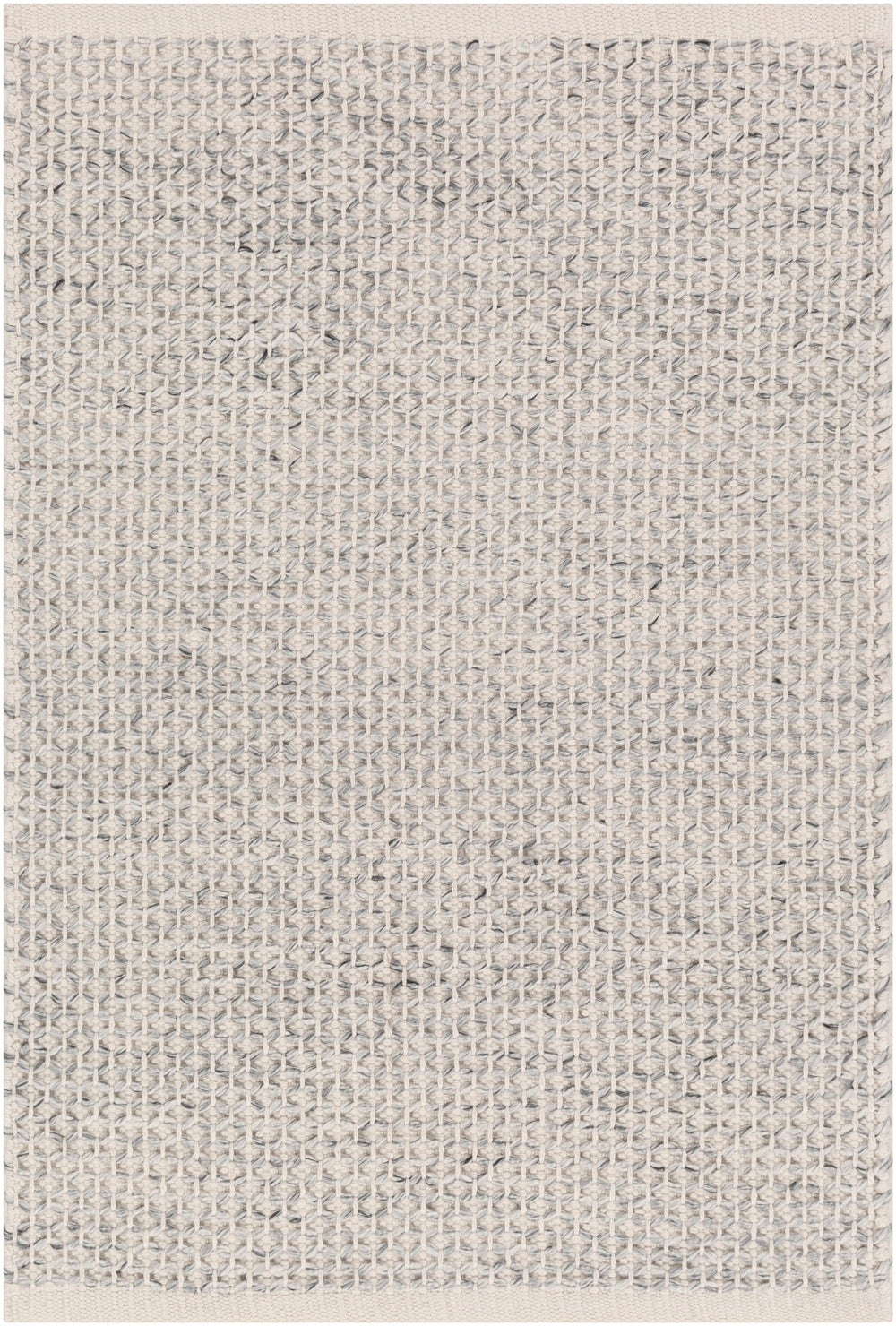 Azalea AZA-2305 Modern Recycled PET Yarn Rug AZA2305-81012 Medium Gray, White, Ink 100% Recycled PET Yarn 8'10" x 12'