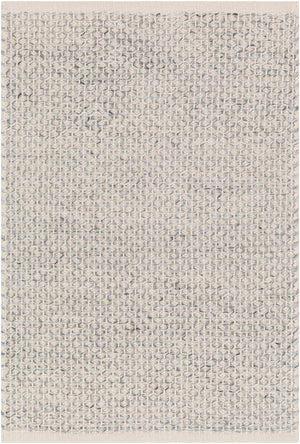 Azalea AZA-2305 Modern Recycled PET Yarn Rug AZA2305-81012 Medium Gray, White, Ink 100% Recycled PET Yarn 8'10" x 12'