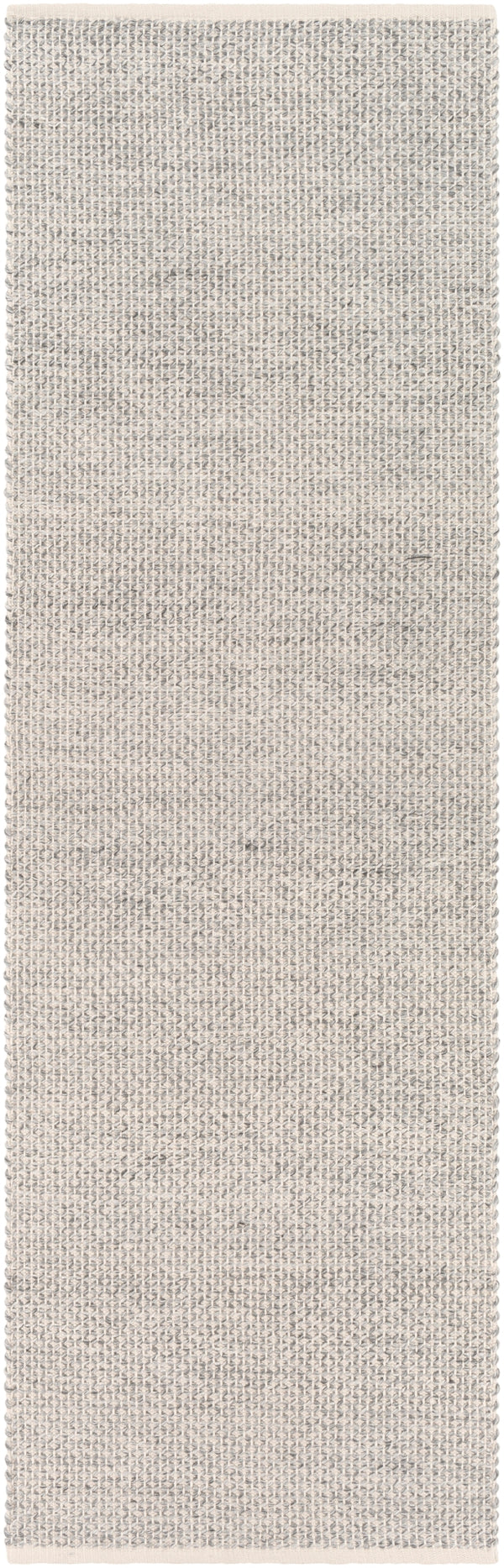 Azalea AZA-2305 Modern Recycled PET Yarn Rug AZA2305-268 Medium Gray, White, Ink 100% Recycled PET Yarn 2'6" x 8'
