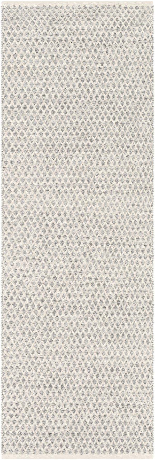 Azalea AZA-2306 Modern Recycled PET Yarn Rug AZA2306-268 Medium Gray, White, Ink 100% Recycled PET Yarn 2'6" x 8'