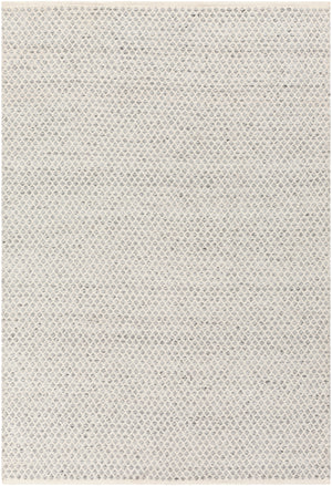 Azalea AZA-2306 Modern Recycled PET Yarn Rug AZA2306-81012 Medium Gray, White, Ink 100% Recycled PET Yarn 8'10" x 12'