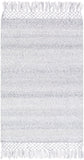 Azalea AZA-2307 Modern Recycled PET Yarn Rug AZA2307-81012 Silver Gray, Light Gray 100% Recycled PET Yarn 8'10" x 12'
